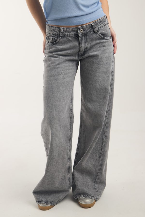 Alternative view of Wide Leg TWIN Snow Black