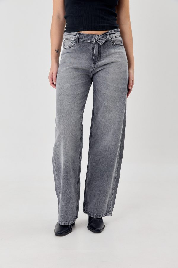 Wide Leg METZ Black Iris