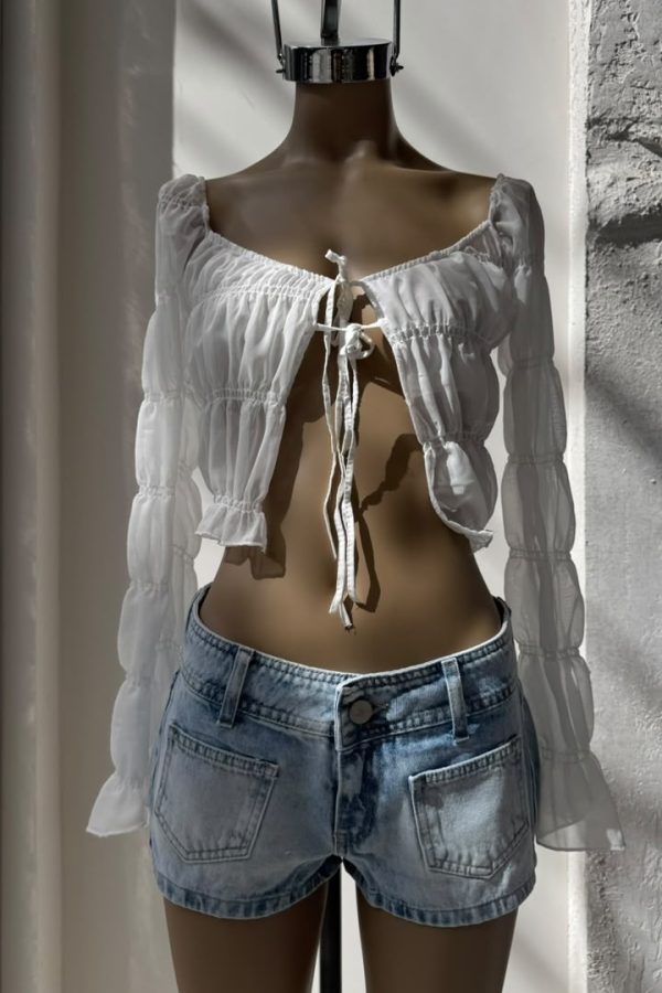 Short KYLIE Snow Blue