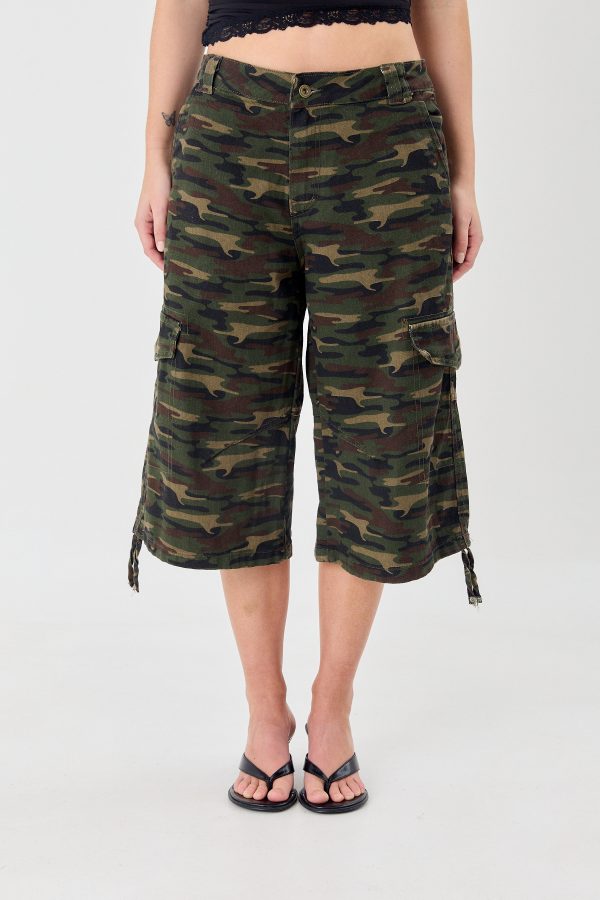 Alternative view of Bermuda STREEP Military Green Print