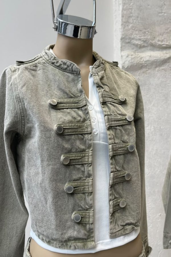 Alternative view of Chaqueta ANTONIETA Green Moss