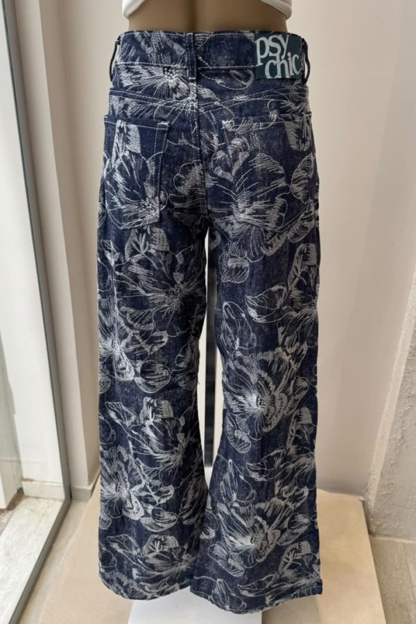 Wide Leg MILAN Denim Blossom Blue