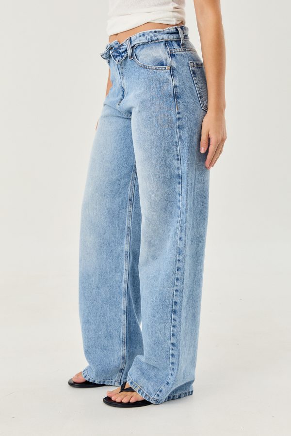 Alternative view of Wide Leg METZ Ocean Blue
