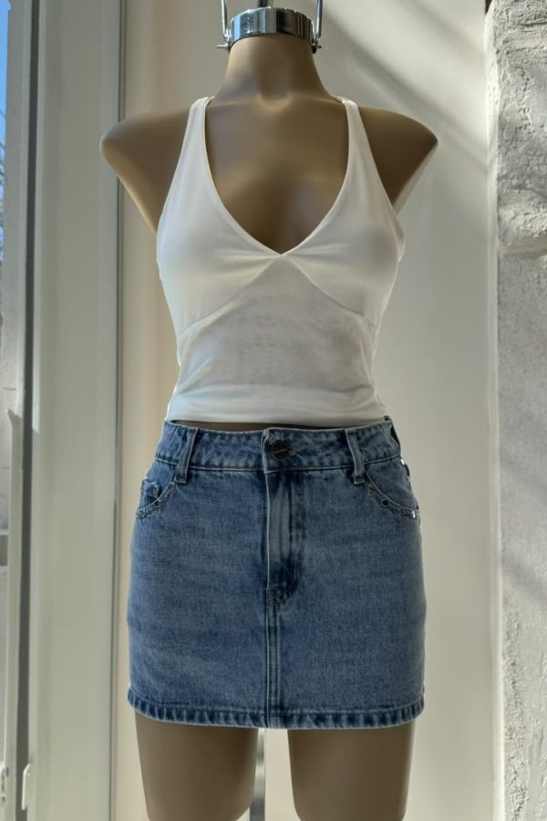 Alternative view of Mini MAIA Snow Blue Studded