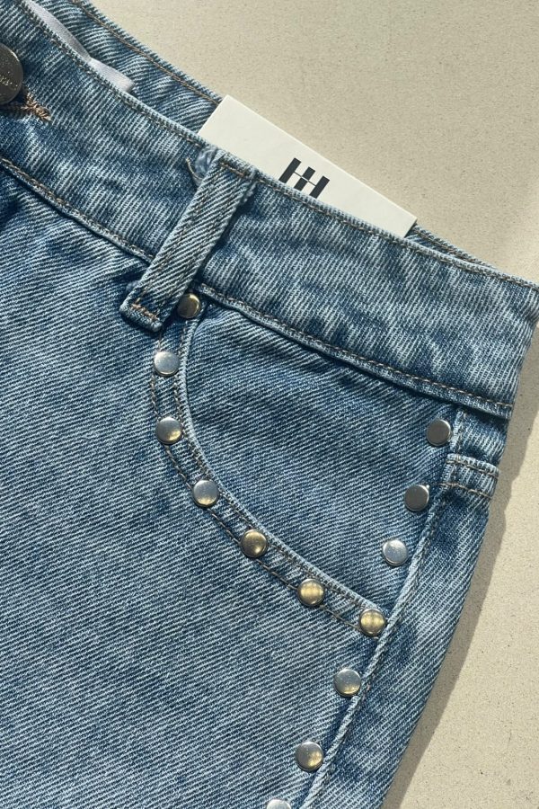 Mini MAIA Snow Blue Studded