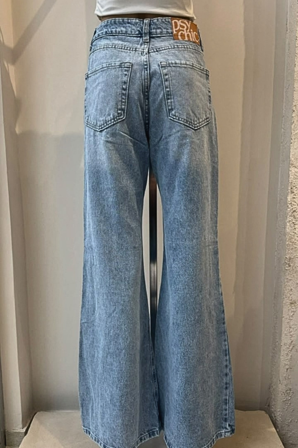 Alternative view of Wide Leg OSAKA Snow Blue
