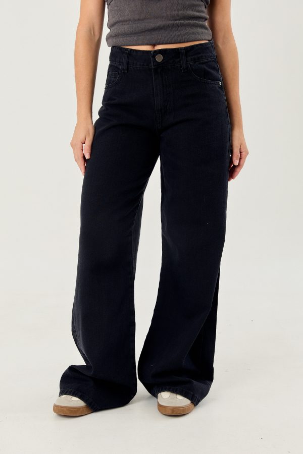 Alternative view of Wide Leg MILAN Black Onyx