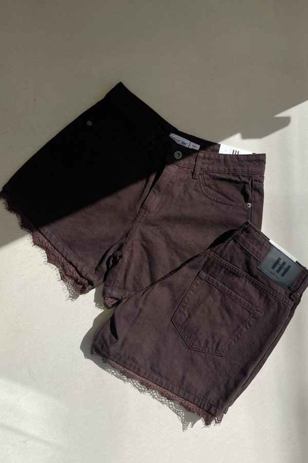 Short CAPRI Brown Lace