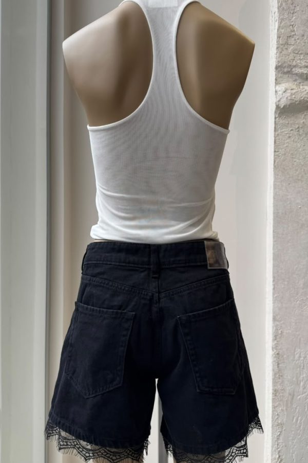 Alternative view of Short CAPRI Black Lace