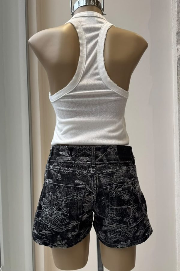 Alternative view of Short BROOKLYN Blossom Black
