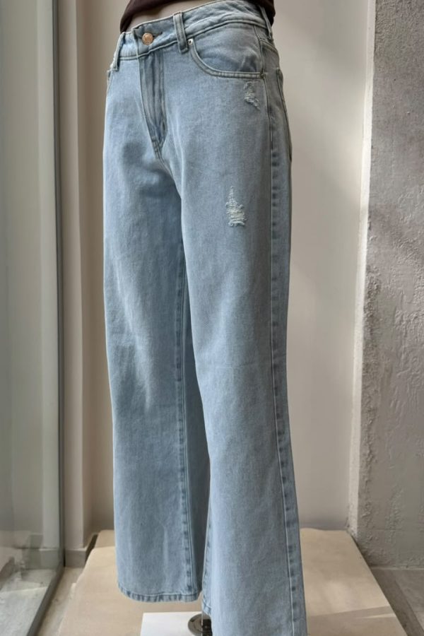 Alternative view of Wide Leg MILAN Ice Blue